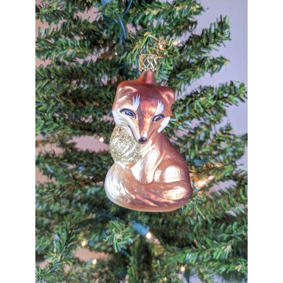 Fox Retired Old World Christmas Inge Glas Ornament - Picture 3 of 3